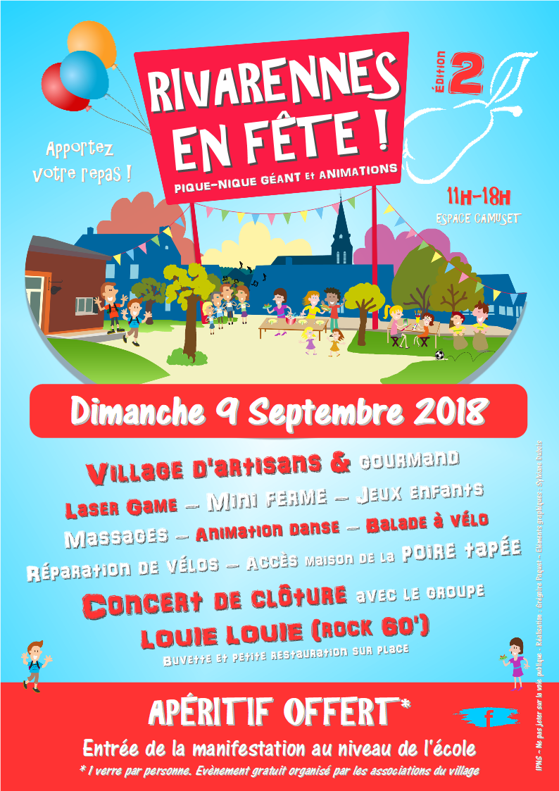 Affiche rivarennes en fete 2018